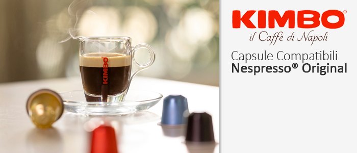 Nuovi arrivi: Kimbo capsule compatibili Nespresso