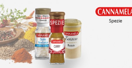 Cannamela Spezie: Curry, Sale Iodato, Pepe e Zenzero