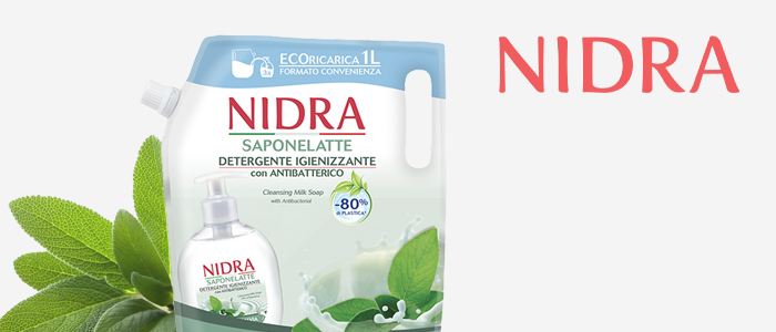Nidra Saponelatte detergente igienizzante 1 litro