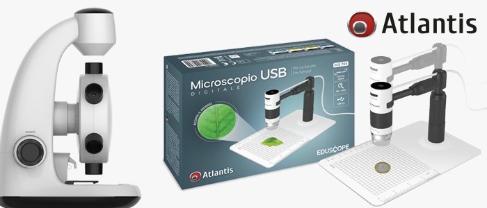 Atlantis Microscopi Digitali USB MS725 e MS737