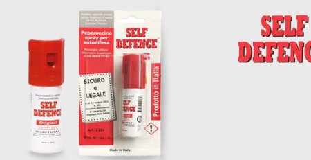 Self Defence Peperoncino spray per autodifesa