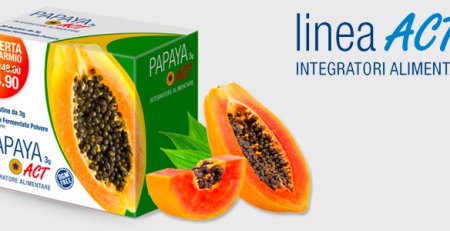 LineaAct: Papaya Act in bustine